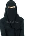 Omani Niqab V Shape for Girls - Stylish, Easy-to-Wear, Comfortable Design. 