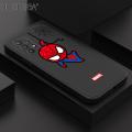 Hontinga for Samsung Galaxy A32 Case Cute Marvel Avengers Cartoon Spiderman Spider Man Phone Case Square Edge Silicone Cases Full Lens Cover Shockproof Protection Case. 