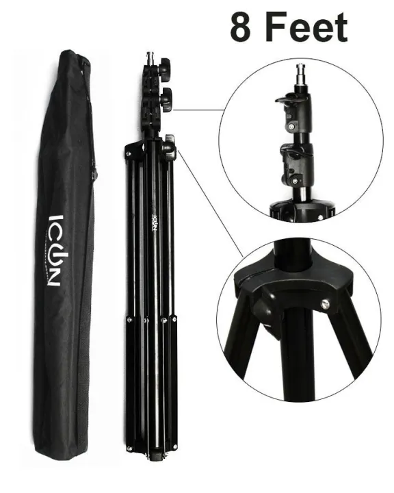 8%20Feet%20Lighting%20Stand%20For%20Studio%20Light%20Photography%207861%20Umbrella%20With%20Spring%20Suspension%20Long%20Height%20I7861%20-%20Image%202