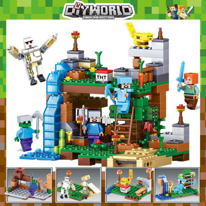 Lego%20minecraft%20Village%20Toy%20Building%20Blocks%20Birthday%20Gifts%20For%20Kids%20-%20Image%206