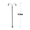 5Pcs Lattice Mast Light HO 1:87 Scale Train Layout Decoration Crafts. 