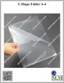 L Shape Folder A-4 Sizes Transparent (0.12mm Thick) (Pack of 96 Pcs). 