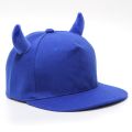 Fashion Accessories Monster Ear Cap with Devil Horns Black Sports Hip Hop Snapback Hat for Women Men. 