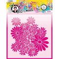 2022 Diy Layering Stencils Flowers Fire Bold and Bright Wild at Heart pacman daisies Abm Bold Painting Scrapbook Embossing Molds. 