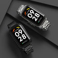 Mi Band 8 Active Strap Bracelet for Xiaomi Smart Band 8 Active Stainless Steel Metal Watchband Miband 8 Correa Mi Band 8 Active. 