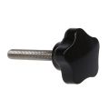 M8 x 50mm Thread Star Hand Knob Tightening Screw with 1Pcs Hand Tool Toggle Clamp Vertical Clamp Stroke Push Pull 301AM. 