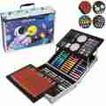 Space Colouring Kit - 145pcs Astronaut  Art Set with Aluminum Case for Kids. 