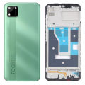 Realme C11 Middle Frame Housing With Power and Volume Buttons and Camera Lens Complete Body Casing Replacement For C11 - Green. 
