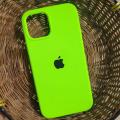 Neon Green Silicone Back Cover for iPhone - Anti-Shock, Soft Case for All iPhone Models. 