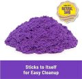 Kinetic Sand (500gm) The Original Moldable Sensory ( PURPLE ) Play Sand For Kids With Free Molds Set. 