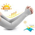 Ice Fabric Arm Sleeves Sun Protection Arm Cooling Sleeve Cuffs UV Protection Breathable Quick Dry Running Arm Sleeves For outdoor sports. 