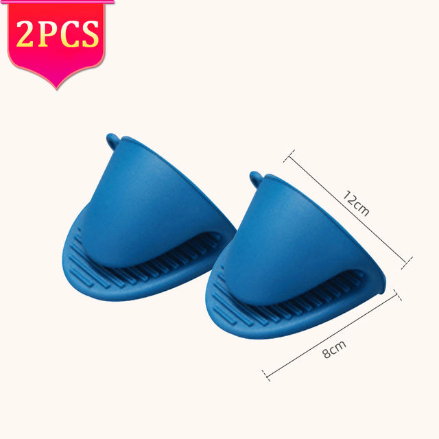Bowl Clip Utensil Holder Dish Bowl Spoon Clamp Pot Pan Gripper Clip Hot Dish Plate Tongs Silicone Handle Kitchen Tool Organizer