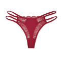 5 PCS/SET Lingerie Lace Thongs Woman Low G String Girls Underpants M-XL Transparent T-back Underwear Women Panties. 