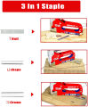 Emtop Heavy Duty 3 Way Staple with 600 pins. 