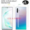Samsung Galaxy Note 10 Plus Front and back Hydrogel Film Jelly Protector for note 10 Plus. 
