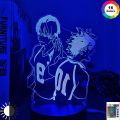 Anime Haikyuu Acrylic Led Night Light Shoyo Hinata Figure for Kids Bedroom Decor Nightlight Manga Cool Gift Child 3D Table Lamp. 