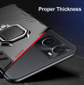 iCaseCover for OPPO A76 4G / OPPO A96 4G Hard Case Shockproof Car Magnetic Stand Holder Back Cover. 