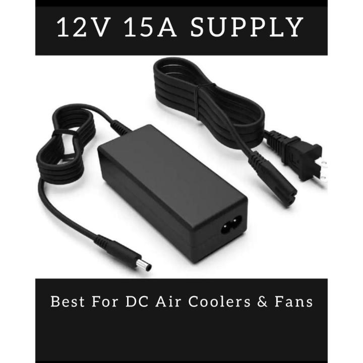 12V 15A Power Supply for DC Fans &  Water Coolers |  ECartmax| Ecartmax