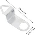 WALL CLOCK HANGING Hook for DIY WOODEN/RESIN/ACRYLIC Wall Clocks Metal Hanger for Easy Installation for Home and Office Decor (HOOK ONLY). 