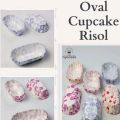 96 Pcs Disposable Oval Eclair Cupcake Muffin Paper Liner Baking Cups - Multicolor. 