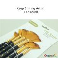 Keep_Smiling 6pcs Artist Paint Fan Brush Set. 