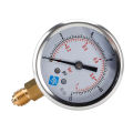 Low Pressure Pressure Gauge 0-1Bar 0- 15PSI 1/4 inch 68mm Dial. 