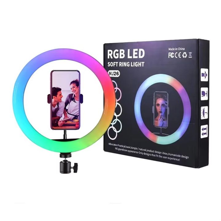 Mini Led Mobile SR Traders RGB Lamp Mini LED Portable Led Flash Phone Light with Tripod ...