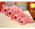 Cute Lotso Strawberry Sleep Bear Plush Doll Toy Story Soft Cushion Pillow Birthday Gift for Kids. 
