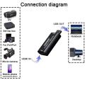 4K HDMI-compatible Video Capture Card Cam Link Card Game Audio Capture Adapter USB 2.0 Record Capture Device for Streaming. 
