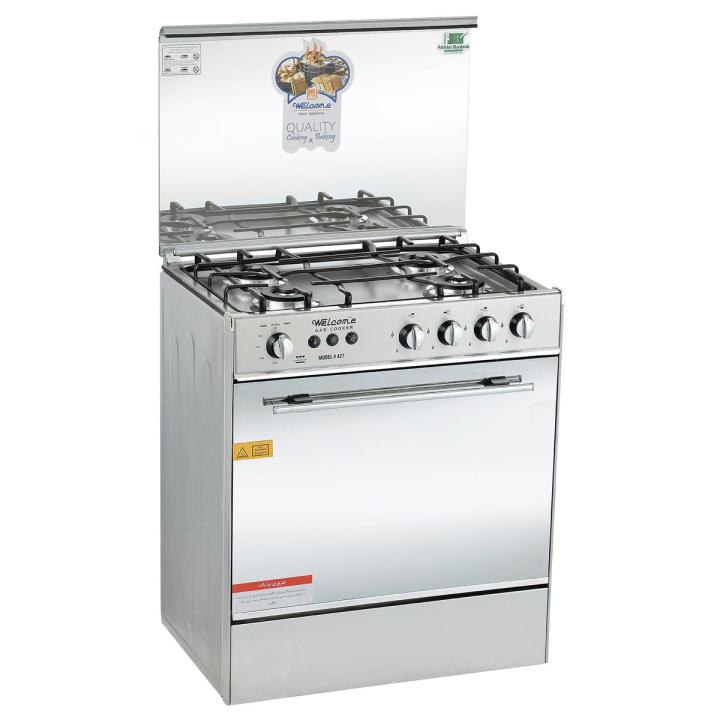 Welcome 4 Burner 27" Gas Cooking Range WC-427 - Silver