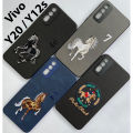 Vivo Y20 / Y12s – Polo Embroidered Faux Leather Rexine Back Cover | Stylish Polycarbonate Shell Phone Case for Durable Protection | PLC. 