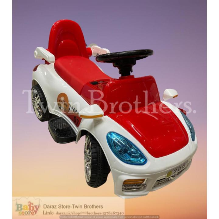 Kids Electric Car Remote Self Drive Key Start With Music USB Option 2 Battery 2 Motors With Rocking Wide Sitting Space TOYESLAND Made Daraz.pk