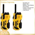 Enigma- Long-distance Voice Intercom Toy Kids Outdoor Walkie Talkies 2 Pack Long Range Voice Intercom Toy for 3-6 Year Old Boys Girls Anti-drop Design Perfect Birthday Gift 200m Range Children Voice. 
