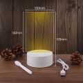 Recommend USB Note Board Lamp with Erasable Pen Led Night Light Decoration Night Lamp Creative Rewritable Transparent Acrylic Electronic Message Board Light Memo Reminder Board. 