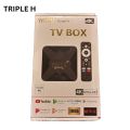 Triple H - YK10V TV BOX - Android Tv Box 13th Gen - GOOGLE TV BOX - Voice Remote Control - Bluetooth Pairing - HDR 10 - QUAD-CORE PROCESSOR - 4K Ultra-HD - Chromecast Built-in. 