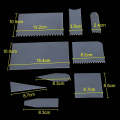 Flexible Smoother 9Pcs Set Plastic. 
