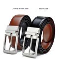 Good Quality Revolving Alloy Pin Buckle Metal-Belts Men-Double-Side Belt Turning Buckle. 