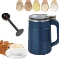 MS   Household Small Powder Grinding Machine, Electric Mini Spice Grinder Add 5 Blades, 304 Stainless Steel Grinding Fine Powder for All Kinds of Grains, Condiments, Coffee Beans. 