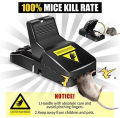 Rat Trap Big Size Mouse Trap High Quality Plastic Mice Catcher Reusable Washable Easy Effective Strong Springs Rat Killer For Households. 