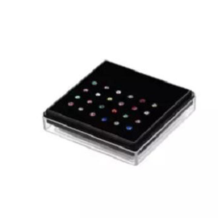 PACK OF 24 NOSE PIN FOR WOMEN - MULTICOLORS
