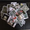 ARCTIC MONKEYS FAN KIT including Polaroids, Stickers, Spotify Lyrics and Codes ideal for journaling, aesthetic cute idea for laptops, phone cases, gifting and perfect for fans and music lovers. 