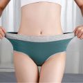 4 layers, Leak Proof, Highly Absorbency contrast piping Period Panty, Period Underwear, Women Underwear, girl Underwear. 