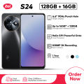 itel S24 16GB* RAM + 128GB Storage with Memory Fusion | 108MP Ultra Clear Camera | Helio G91 Powerful Processor | 6.6″ HD+ 90Hz Punch Hole Display | 5,000mAh Battery with 18W Fast Charging| PTA Approved & 12 Month's Official Warranty. 