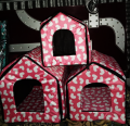 Soft Pet Indoor House For Cats & Puppies (Size & Color choice available(S, M, L). 