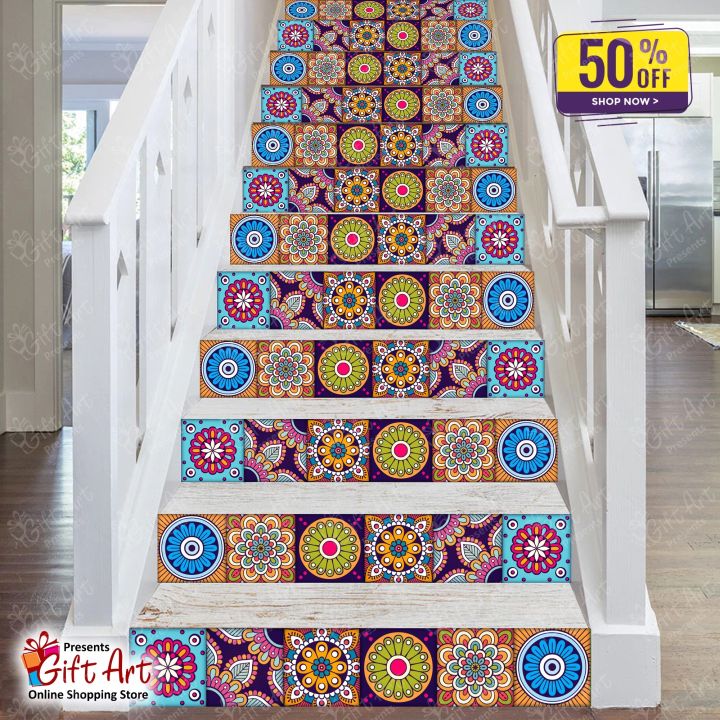 Mandala%20Tile%20Stickers%20Self%20Adhesive%20Waterproof%20DIY%20Wall%20Decor%20Pack%20of%206%2012%2024%2048%20102%20Pieces%2012x12%20cm%20-%20Image%209