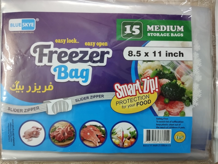 Pack%20of%2015%20Medium%20size%208.5*11%20inch%20Freezer%20Bags,Zip%20lock%20Bags,,FrostGuard%20Bags,ChillSafe%20Freezer%20Bags,FrostShield%20Storage%20Bags,ColdShield%20Freezer%20Bags%20-%20Image%203