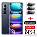 For infinix Hot 50 Pro Plus Hydrogel Hydraulic Film Soft TPU Screen Protector Comes Front Film With Camera Lens Film. 