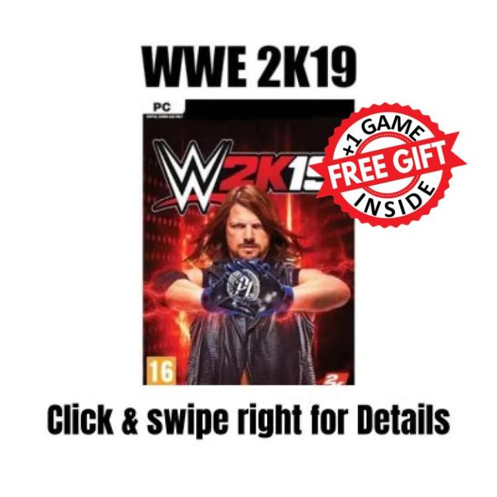 WWE 2K19 - Game For PC with free Gift (Google Drive/ Mediafire)