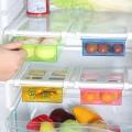 Storage Rack Fridge Freezer Food Storage Shelf Rack Kitchen Organizer - ( EI ). 