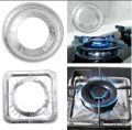 (Pack of 10) Aluminum Foil Gas Stove Burner Liners, Stove Burner Covers Disposable Square/Circle Stove Bib Liners Gas Range top Protectors Cooktop Replacement Keep Stove Clean Square 8.5" Hight Quality. 